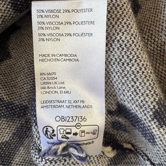 Maeve by Anthropologie The Carys Mock Neck Sweater Blue Size XL - Picture 8 of 12